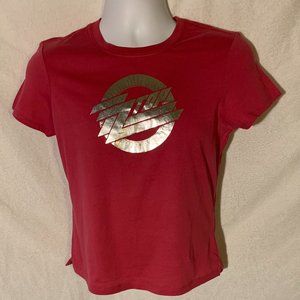 New Vintage ZZ Top Silver Metallic Logo T Shirt